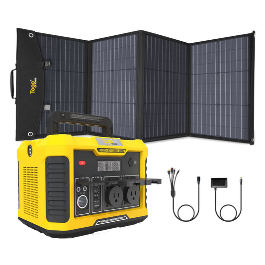 120W Solar Panel+Power Station Advance550, 520wh