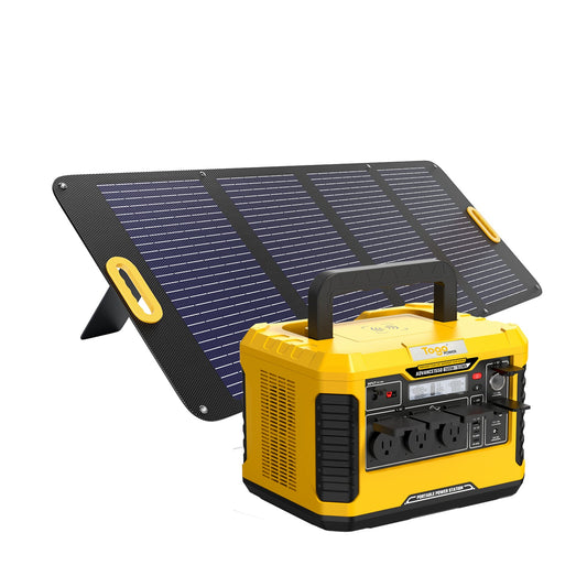 Togopower Power Station Advance1550,1512Wh with Yargopower 100W Solar Panel(YP) Included, Backup Lithium Battery for Outdoors Camping Travel Hunting Emergency
