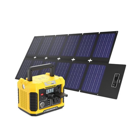 TogoPower Advance500, 400wh/500W Portable Power Station with Yargopower 100W Solar Panel(YB) Included